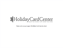 Tablet Screenshot of holidaycardcenter.org